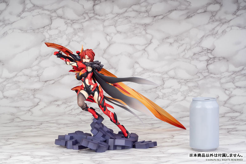 Honkai Impact 3rd Himeko Murata Vermillion Knight, Eclipse Ver. 1/7 Complete Figure, Action & Toy Figures, animota