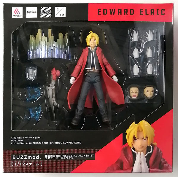 FULLMETAL ALCHEMIST BUZZmod. Edward Elric 1/12 Action Figure