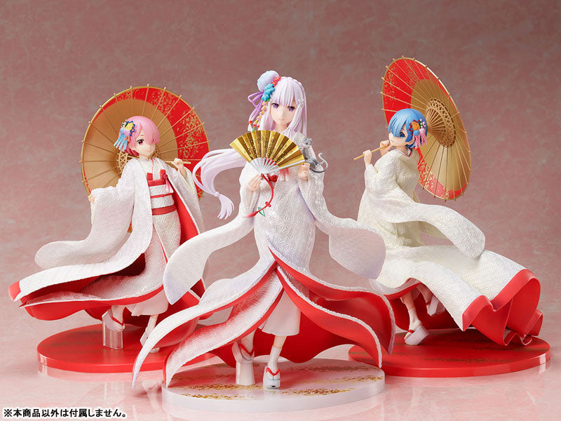 Re:ZERO -Starting Life in Another World - Emilia - Shiromuku - 1/7 Complete Figure | animota