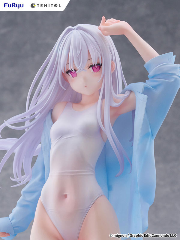 TENITOL TALL MIGNON WORKS shiro Swimsuit ver. Complete Figure