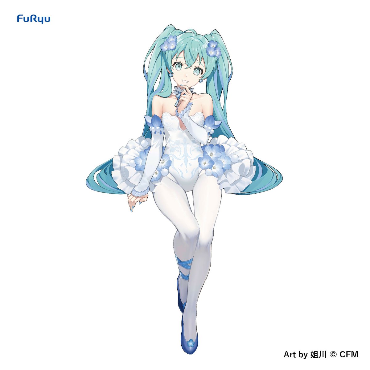 Hatsune Miku Noodle Stopper Figure - Flower Fairy - Nemophila | animota