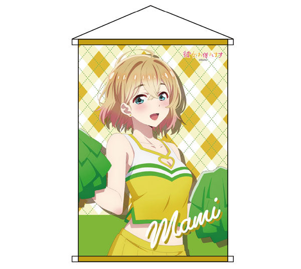 Rent-A-Girlfriend B2 Wall Scroll Mami Nanami Cheer Girl ver, Decorative Tapestries, animota
