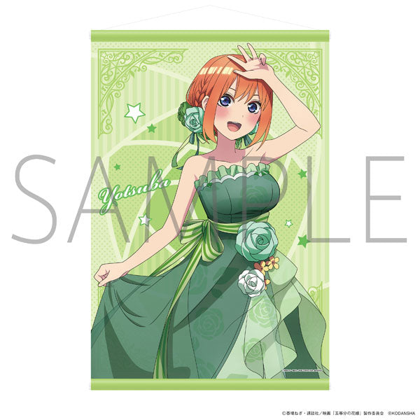 Movie The Quintessential Quintuplets Wedding Reception B2 Wall Scroll Yotsuba Nakano, Decorative Tapestries, animota