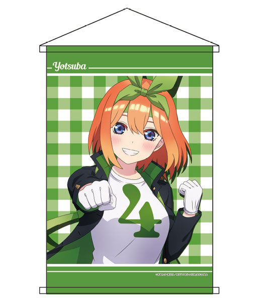 Movie The Quintessential Quintuplets B2 Wall Scroll Yotsuba Nakano Cheer Squad ver, Decorative Tapestries, animota