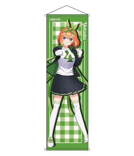 Movie The Quintessential Quintuplets Big Wall Scroll Yotsuba Nakano Cheer Squad ver, Decorative Tapestries, animota