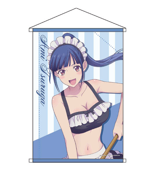Megami no Cafe Terrace B2 Wall Scroll Ami Tsuruga Swimsuit Maid ver, Decorative Tapestries, animota