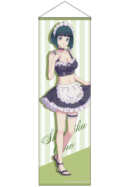 Megami no Cafe Terrace BIG Wall Scroll Shiragiku Ono Swimsuit Maid ver, Decorative Tapestries, animota