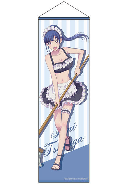 Megami no Cafe Terrace BIG Wall Scroll Ami Tsuruga Swimsuit Maid ver, Decorative Tapestries, animota
