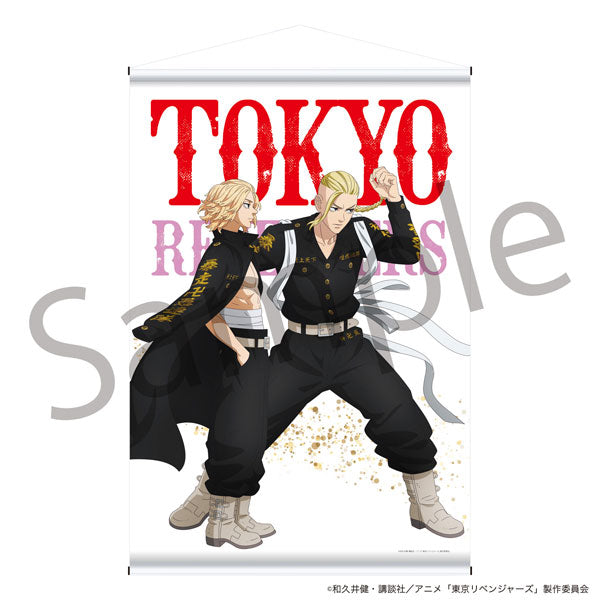 TV Anime "Tokyo Revengers" Wall Scroll Mikey & Draken Mid-Battle Ver., Decorative Tapestries, animota