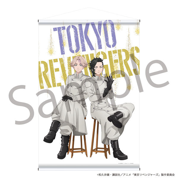 TV Anime "Tokyo Revengers" Wall Scroll Inui & Kokonoi Mid-Battle Ver., Decorative Tapestries, animota