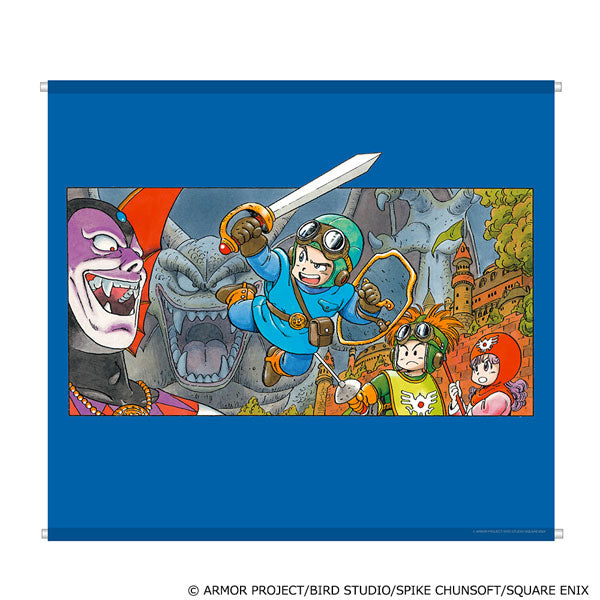 Dragon Quest Wall Scroll NES Edition "Dragon Quest II: Luminaries of the Legendary Line" Package, Decorative Tapestries, animota