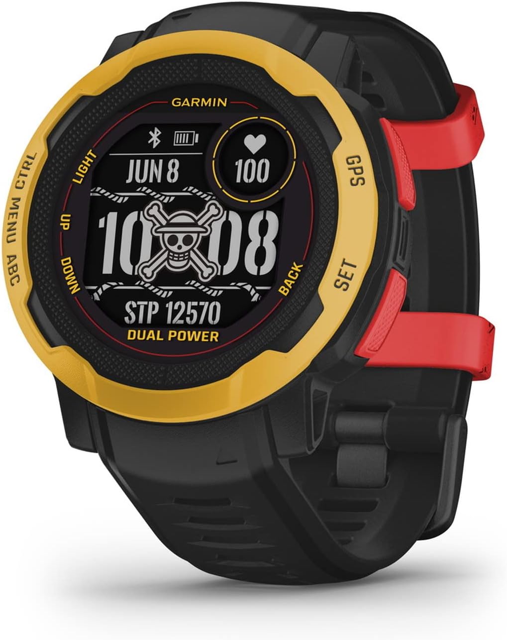 Garmin Instinct 2/2S Dual Power ONE PIECE Luffy Toughness Outdoor GPS Watch