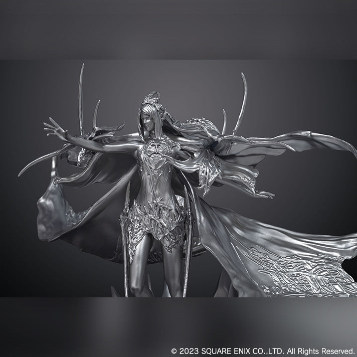 FINAL FANTASY XVI Launch Commemorative Lottery Prize LAST: Diorama Figure <Summoned Beasts Shiva> Silver Ver.