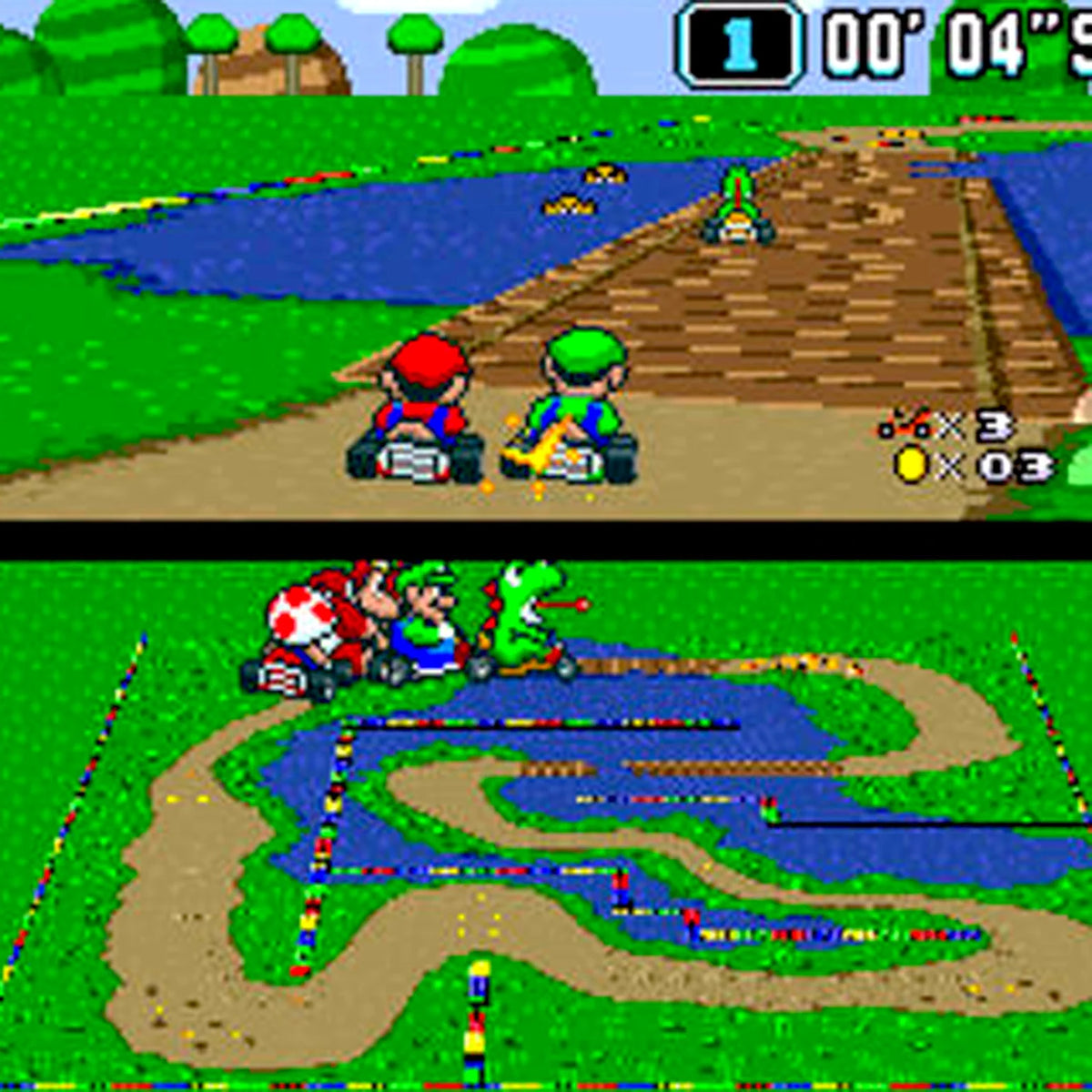 Super Mario Kart.SUPER Famicom Japanese Version