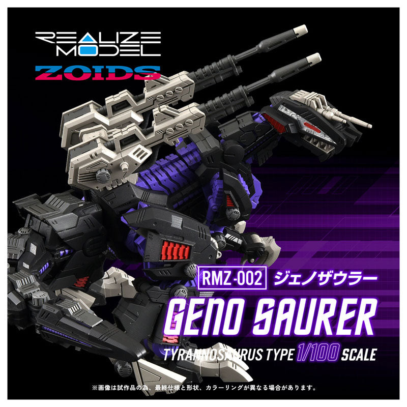 Realizar modelo ZOIDS RMZ-002 Geno Saurer
