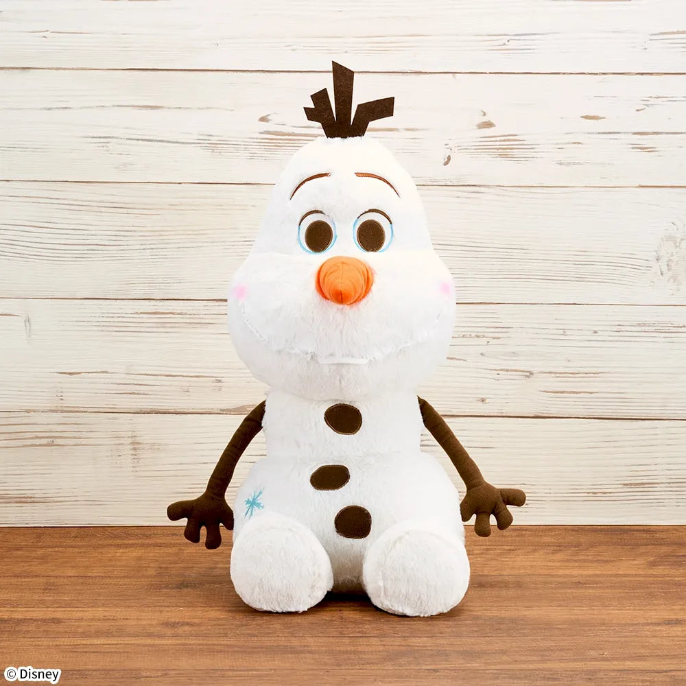 Frozen Red Cheeks Grande Plush Toy Sitting Olaf - Main Image