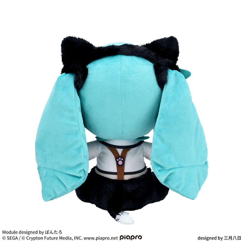 Hatsune Miku Project DIVA Arcade Future Tone Fuwapuchi LL Plush Toy Hatsune Miku - Nyanko
