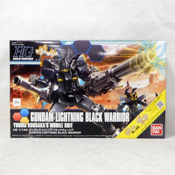 Build Fighter Series HG 1/144 Gundam Lightning Black Warrior, Action & Toy Figures, animota