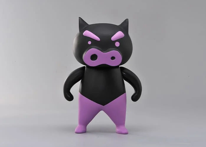 Crayon Shin-chan Soft Vinyl Collection TON-MEN Black Pig Black Buriburi