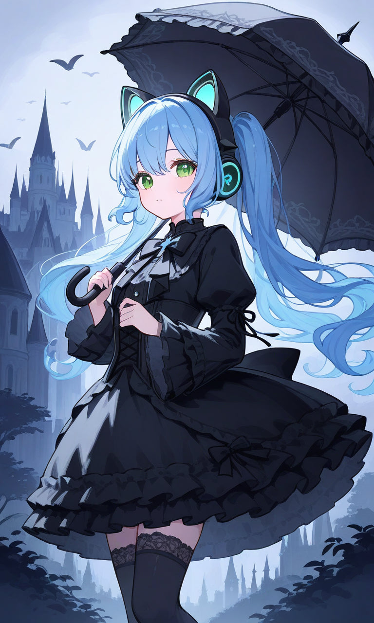 animota-chan Gothic and Lolita Style Version.(Free), Digital Artwork, animota