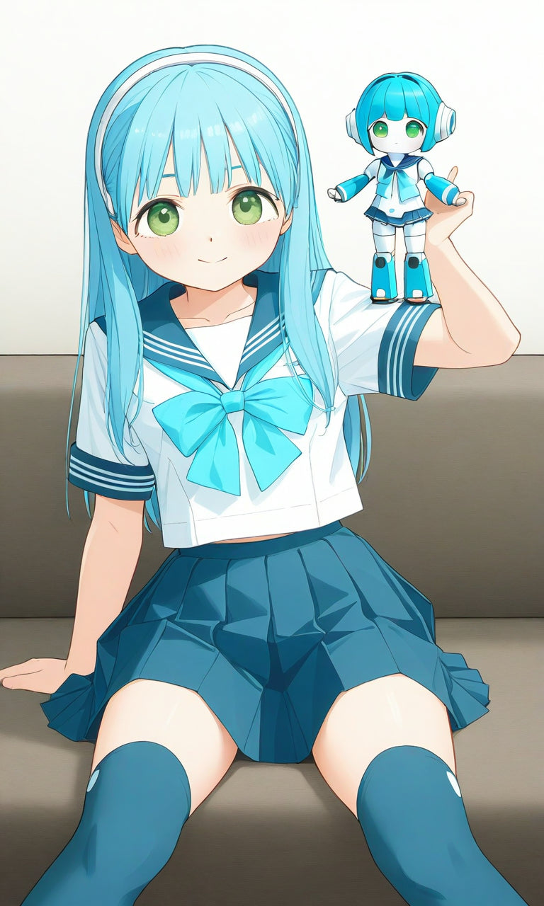 animota-chan Love the figure style Version.(Free), Digital Artwork, animota