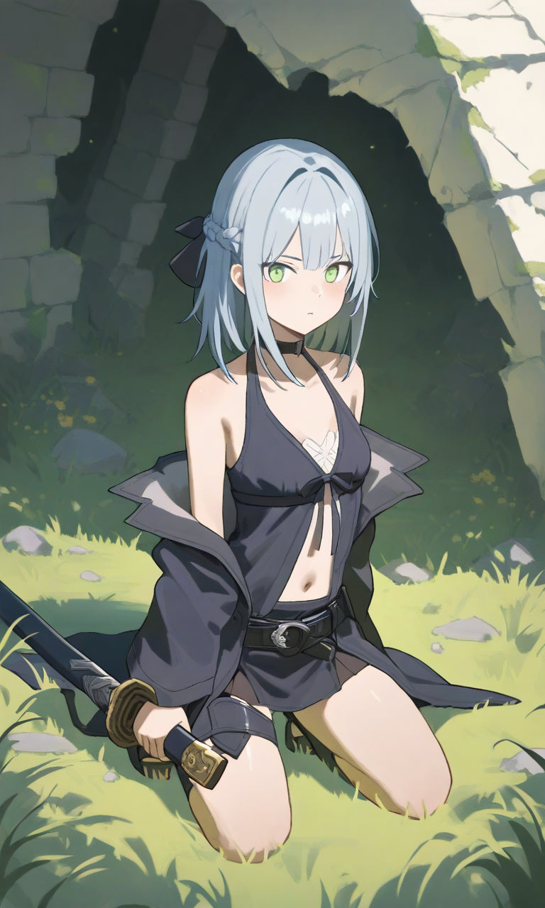 animota-chan Automata style Version.(Free), Digital Artwork, animota