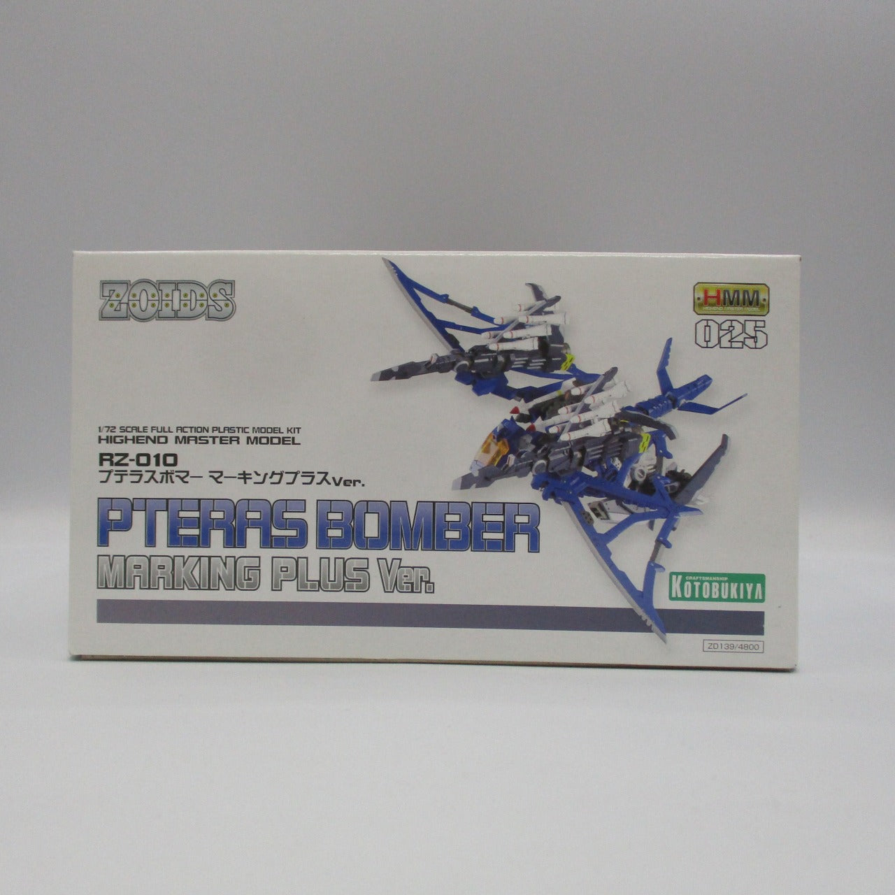HMM ZOIDS 1/72 RZ-010 PTERAS BOMBER Marking Plus Ver. Plastic Model, Action & Toy Figures, animota