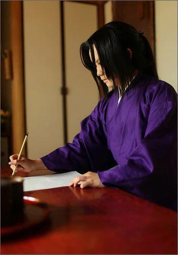 "Hakuouki - Demon of the Fleeting Blossom" Toshizou Hijikata (Japanese clothing) style cosplay wig | animota
