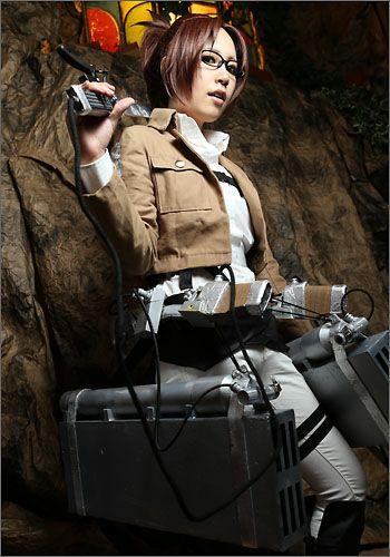 ”Attack on Titan” Hange Zoe style cosplay wig | animota