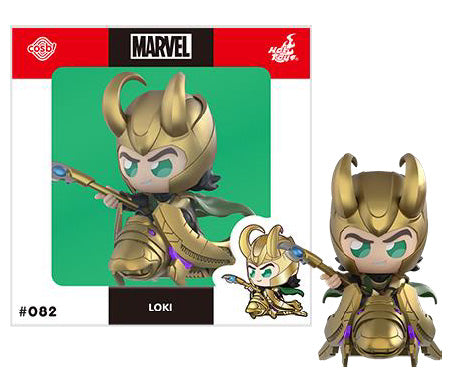 Cosbi Marvel Collection #082 Loki (Vehicle Series) Comic, Action & Toy Figures, animota