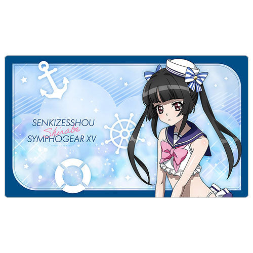 Senki Zesshou Symphogear XV New Illustration Rubber Mat (Shirabe / Marine Sailor Swimsuit), Play Mats, animota
