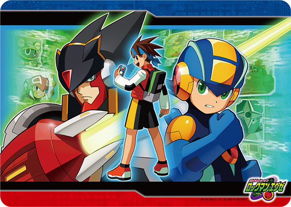 Character All Purpose Rubber Mat Mega Man Battle Network "Team Colonel" Revival