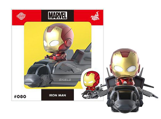 Cosbi Marvel Collection #080 Iron Man (Vehicle Series) Comic, Action & Toy Figures, animota