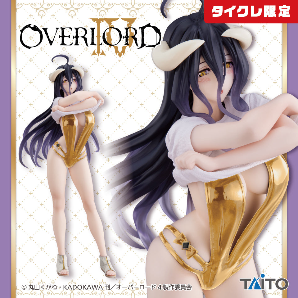 Overlord Ⅳ - Coreful Figure - Albedo T-shirt swimsuit Ver. - Renewal (Taito Crane Online Limited Ver) | animota