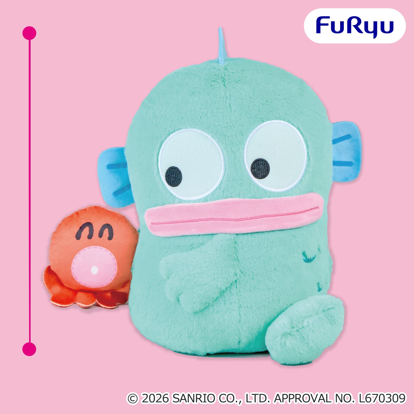 Hangyodon Furimuki Piggybac Pair Plush Toy