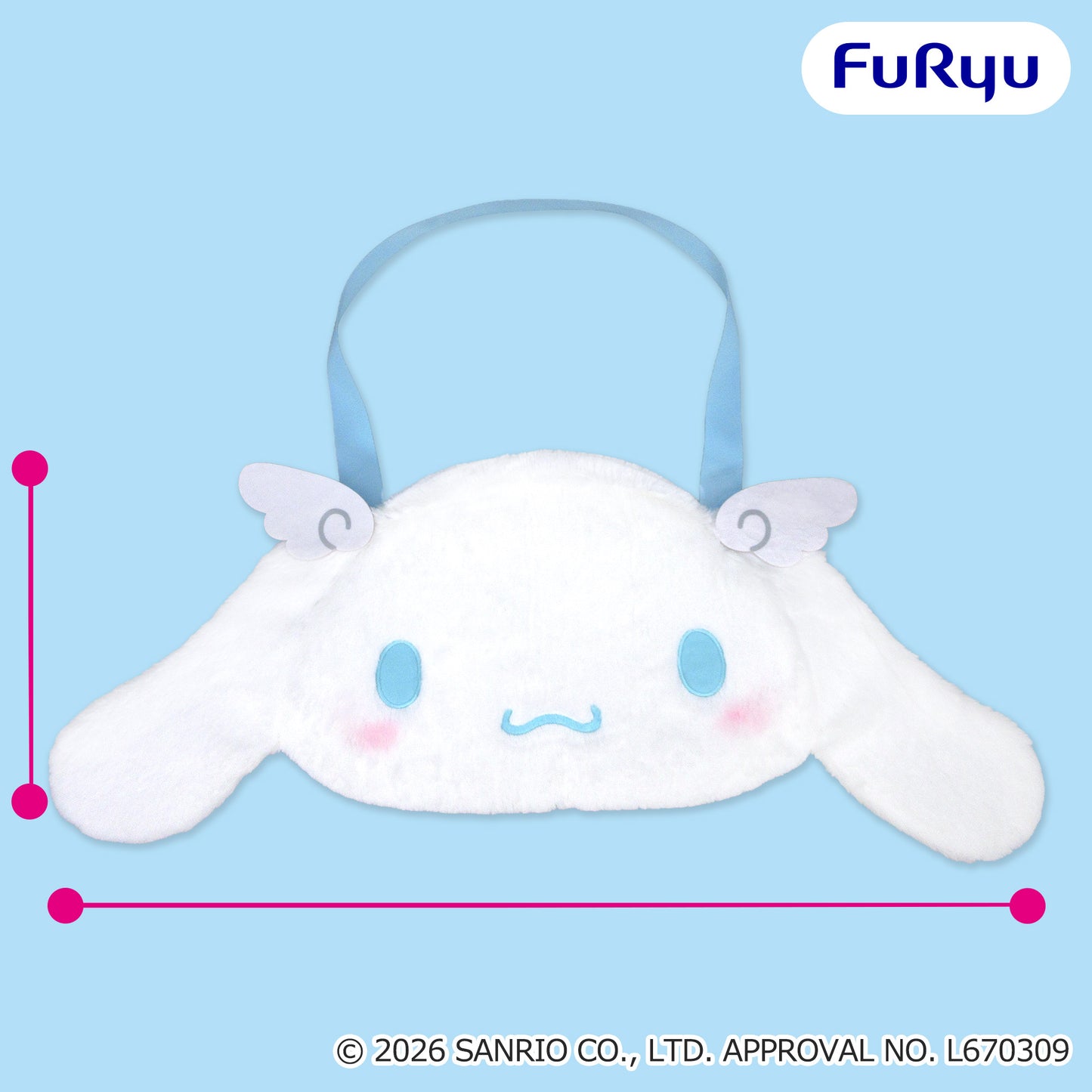 Cinnamoroll SANRIO FES 2026 Colorful Link Outfit Face Bag