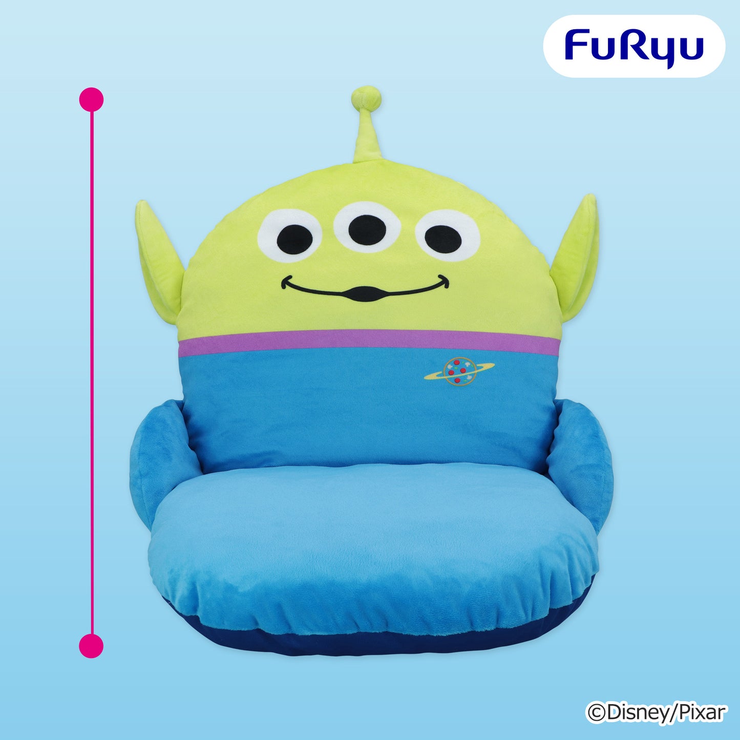 Toy Story 5 Huggy Plush Toy Chair - Alien