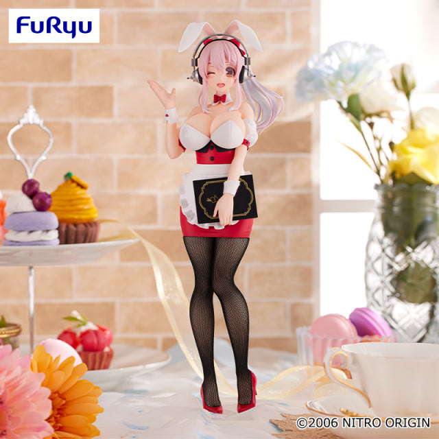 Super Sonico BiCute Bunnies Figure - Waitress Ver.