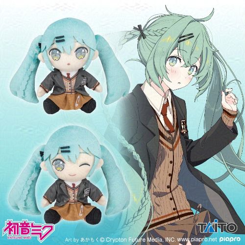 Hatsune Miku Original Plush Toy Fashion-Preppy Wink Ver. (Bottom), Stuffed Animals, animota