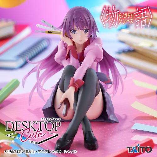 Monogatari Series Desktop Cute Figure Hitagi Senjougahara, Action & Toy Figures, animota