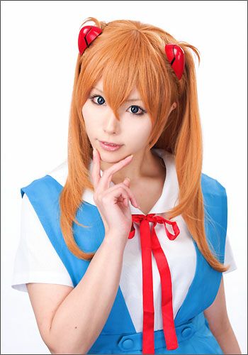 NEON GENESIS EVANGELION Shikinami Asuka Langley style cosplay wig