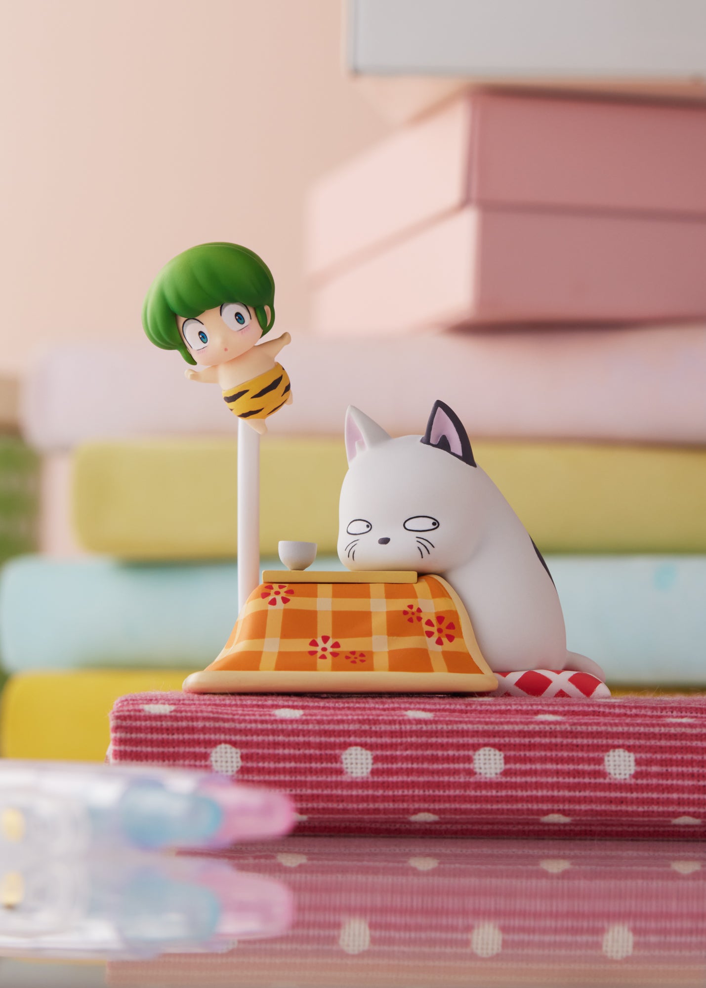 "Urusei Yatsura" Mini Figure Ten & Kotatsu-neko | animota
