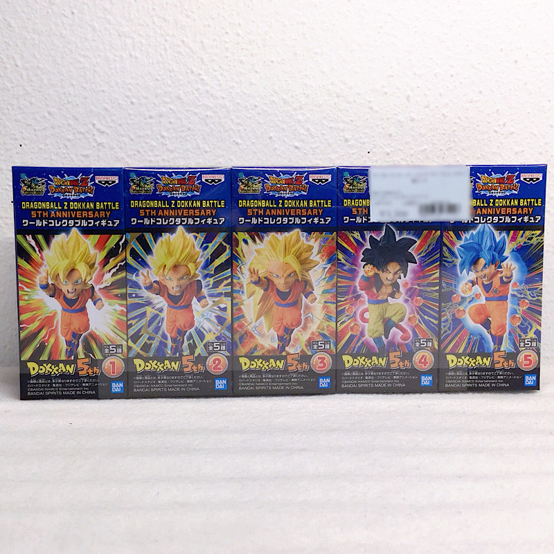 DRAGONBALL Z DOKKAN BATTLE 5th Anniversary World Collectable Figure 5 Type 81845 | animota