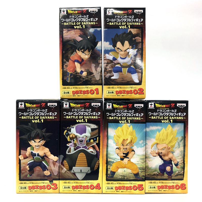 Dragon Ball Z World Collectable Figure -Battle of Saiyans -vol.1 6 types  set 36442