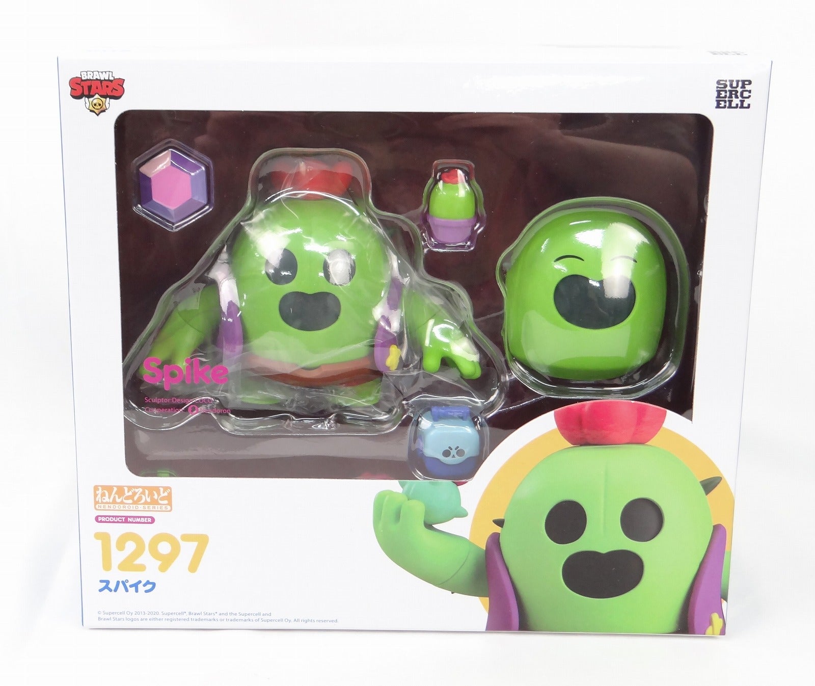 New Supercell Brawl Stars SPIKE Figure Nendoroid 1297 Collectible
