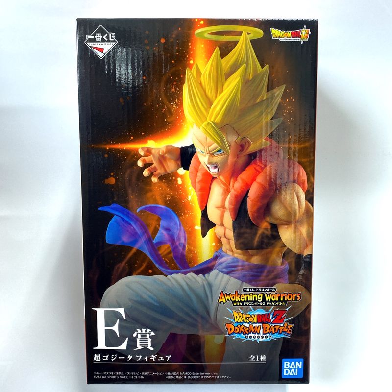 Ichiban Kuji Dragon Ball Awakening Warriors with Dragon Ball Z Dokkan Battle E Award Super Gojita Figure 284 | animota