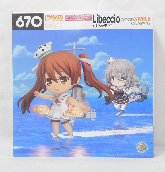 Nendoroid No.670 LIBECCIO (Rebeccio) GOOD SMILE ONLINE SHOP Reservation Benefits "Nendoroid Libeccio (RiveCCIO) Special Sleeve / Nendoroid Special specification pedestal" | animota