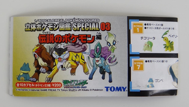 Pokemon Three -dimensional Pokemon Picture Book Special03 8 Entei | animota