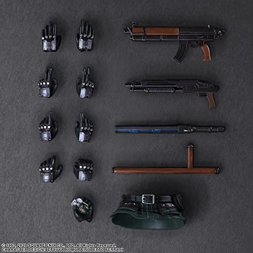 Final Fantasy VII REMAKE PLAY ARTS KAI Elite Motorcycle Security Officer & Motorcycle Set, Action & Toy Figures, animota
