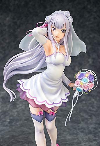 Re:ZERO -Starting Life in Another World- Emilia Wedding Ver. 1/7 Complete Figure | animota